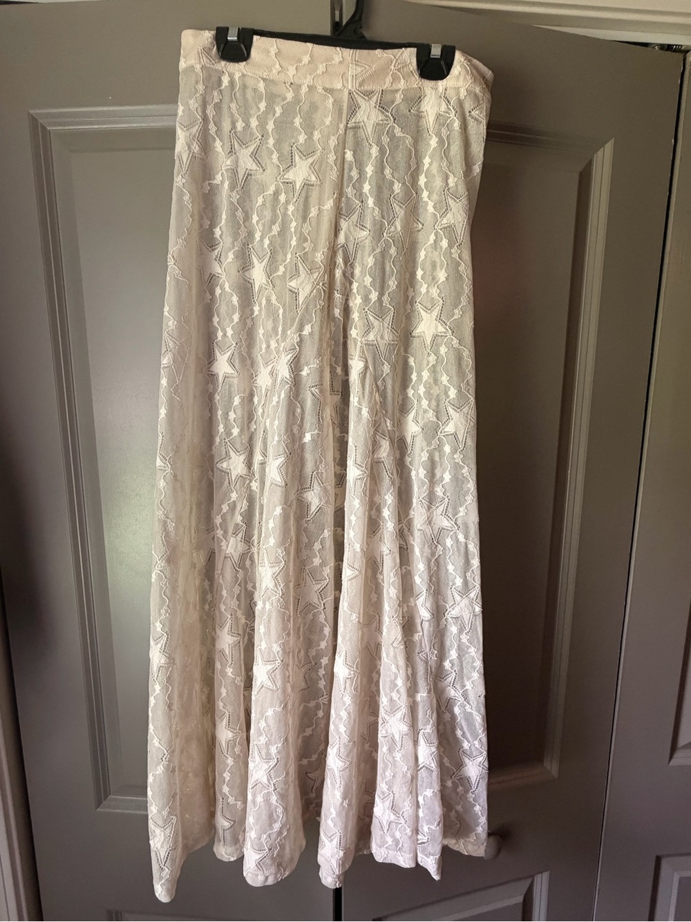 Sheer overskirt (swimsuit cover)